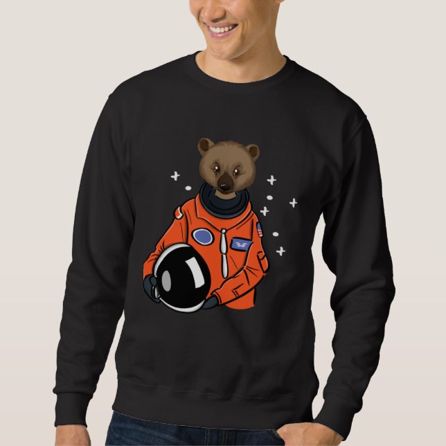 Sudadera Gulo gulo in Space Astronaut (Anverso)