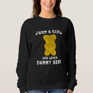 Sudadera Gummies Fruity Bears Candy Sólo Un Chica que ama G
