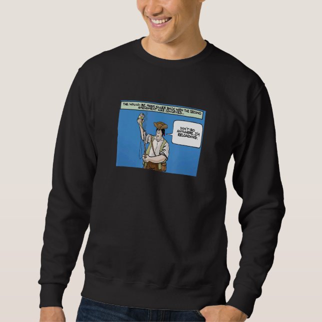 Sudadera Gun diciendo que no vayas a ninguna parte que esté (Anverso)