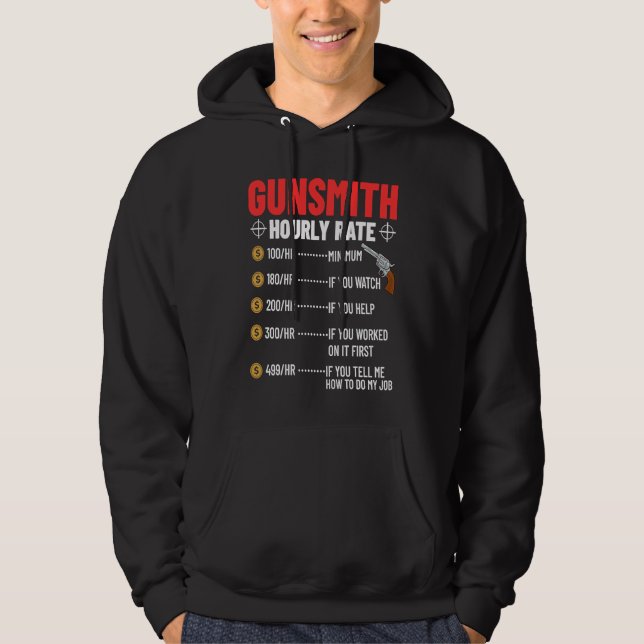 Sudadera Gunsmithing Weapon Gunsmith Guns Maker Quotes  3 (Anverso)
