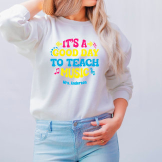 Sudadera Gusano blanco del profesor de música personalizado