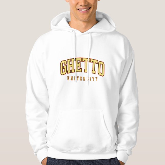 Sudadera Gusano de la Universidad de Ghetto (Anverso)