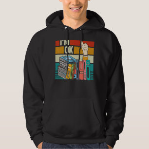 Sudadera Gusano de libros de lectura