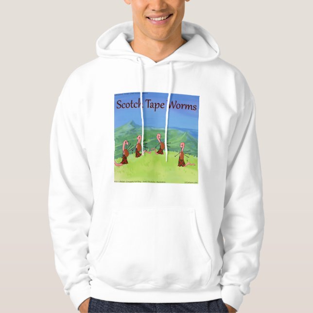 Sudadera Gusanos de Rick London de Escocia Divertidos (Anverso)