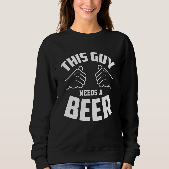 Sudadera Guy Neer Alcohol (Anverso)