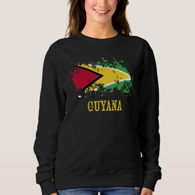Sudadera Guyaian enthusiasts for Guyana and Guyana (Anverso)