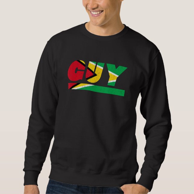Sudadera Guyana GUY Guyane Outfit with Flag (Anverso)