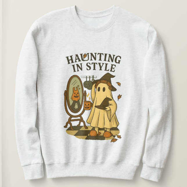 Sudadera ¡Gwendolyn el fantasma está recibiendo glam para H (Anverso del diseño)