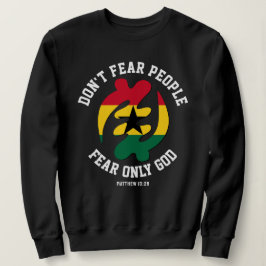 Sudadera Gye Nyame Adinkra SÓLO TEME DIOS Christian Ghana