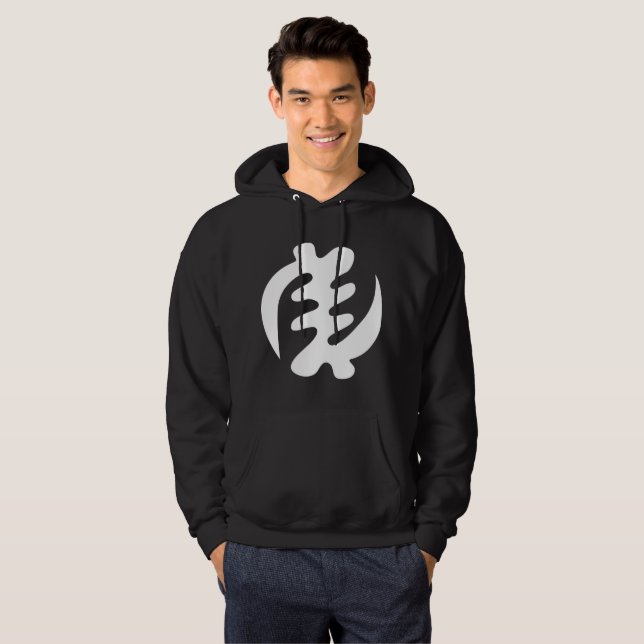 Sudadera Gye Nyame | Dios es el Símbolo Adinkra Supremo (Anverso completo)
