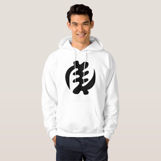 Sudadera Gye Nyame | Dios es el Símbolo Adinkra Supremo (Anverso completo)