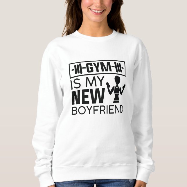 Sudadera Gym Es Mi Nuevo Novio (Anverso)