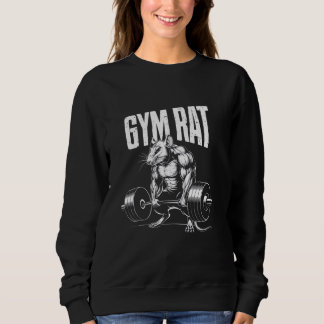 Sudadera Gym Rat Fitness Bodybuilding Enthusiast