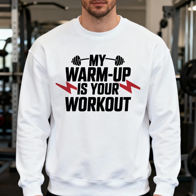Sudadera Gym Weightlifting Sarcastic Motivational Workout (Subido por el creador)