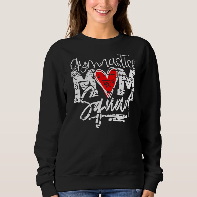 Sudadera Gymnastics Mom Squad Perfect Score 10 Love Gymnast (Anverso)