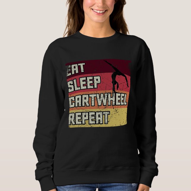 Sudadera Gymnastics Women men Girls Teens Gymnast Dance Ret (Anverso)