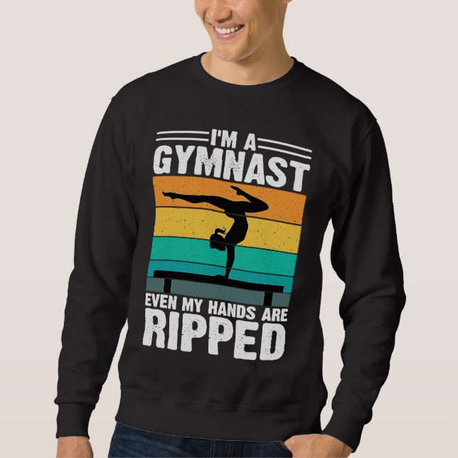 Sudadera Gymnastics Women men Girls Teens Gymnast Dance Ret (Anverso)