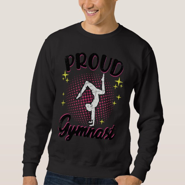 Sudadera Gymnastics Women men Girls Teens Gymnast Dance Ret (Anverso)