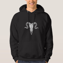 Sudadera GypsyCore Outfit Hoodie con cráneo de búfalo
