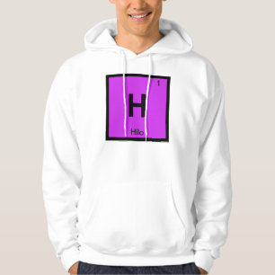 Sudadera H - Hilo Hawái Símbolo de la Tabla Periódica de Qu