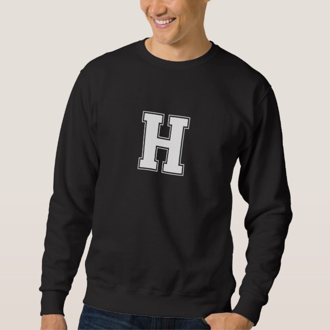 Sudadera H - Letra (Anverso)
