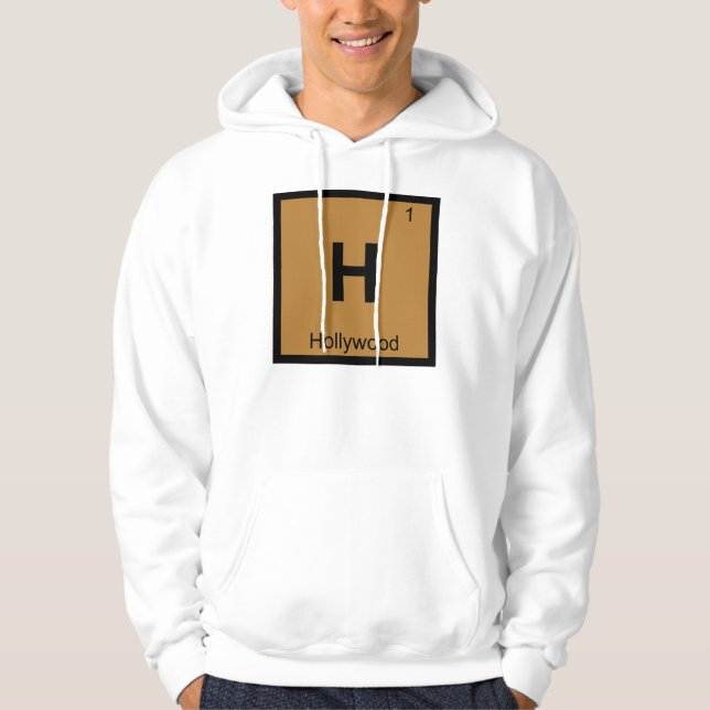 Sudadera H - Símbolo de tabla periódica de química de Holly (Anverso)