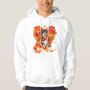 Sudadera Habaneses Con Corazón Hecho De Hojas De Otoño