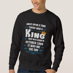 Sudadera Había una vez un rey. Octubre 1989 Bi