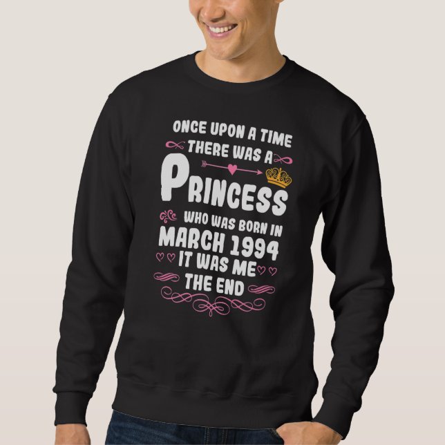 Sudadera Había una vez una princesa. Marzo de 1994 (Anverso)