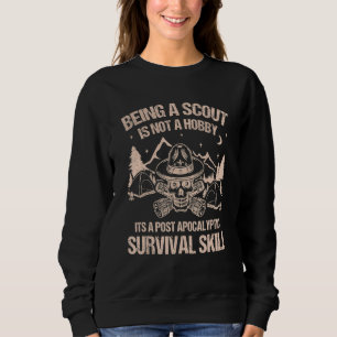 Sudadera Habilidad de Supervivencia Scout Camping al Aire L