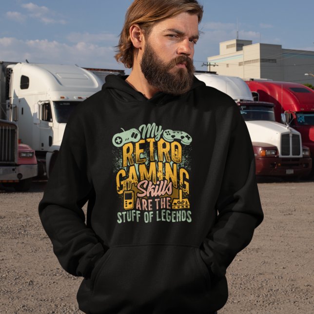Sudadera Habilidades de juegos retro de leyendas - jugador (Subido por el creador)