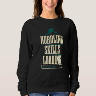 Sudadera Habilidades de vallas Cargando vallas Valla atleta