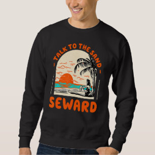 Sudadera Habla Con La Playa De Arena Seward Alaska Ocean Su