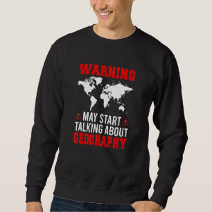 Sudadera Hablando sobre la enseñanza de la geografía del pr