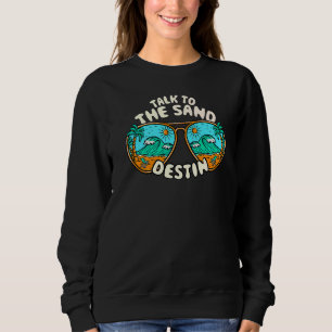 Sudadera Hablar Con La Arena Destin Summer Florida Tropical