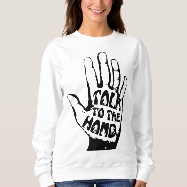 Sudadera Hablar Con La Mano (Anverso)