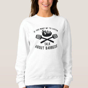 Sudadera Hablar de parrillada