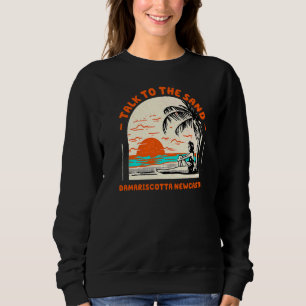 Sudadera Hable Con La Arena Damariscotta Newcastle Beach Ma