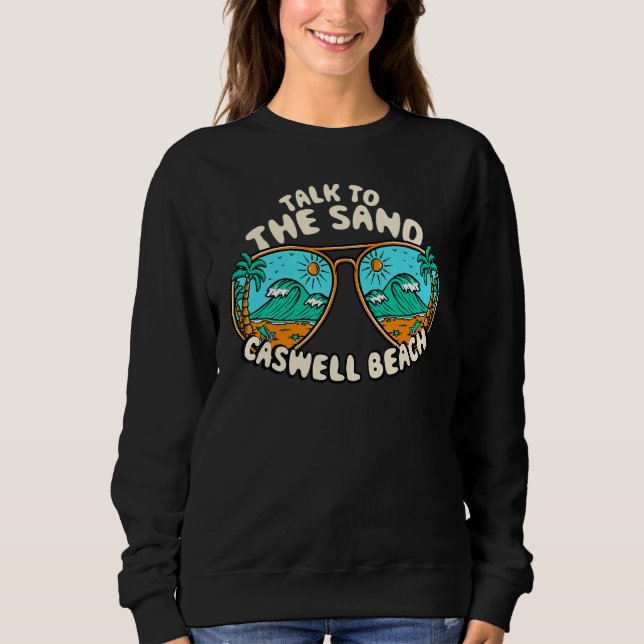 Sudadera Hable Con La Playa De Arena Caswell Summer North C (Anverso)