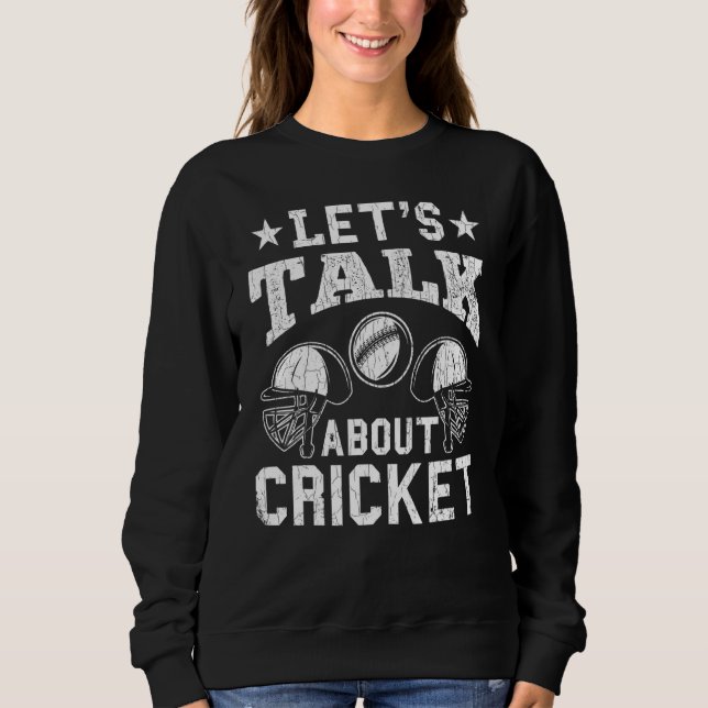 Sudadera Hablemos De Cricket Graphic For Player (Anverso)