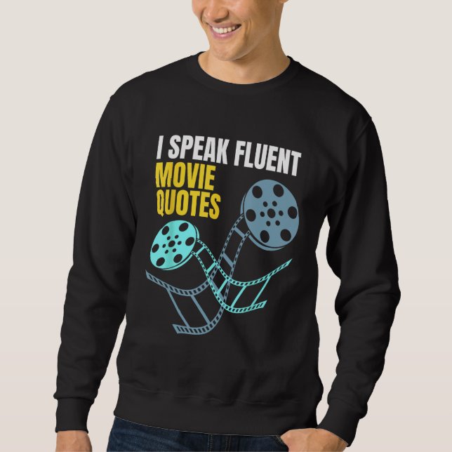 Sudadera Hablo Citas Fluyentes de películas 1 (Anverso)