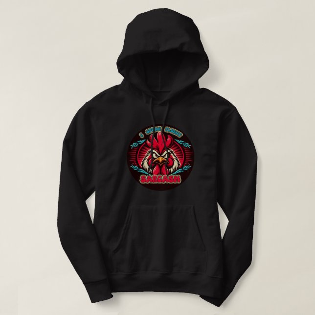 Sudadera Hablo Sarcasmo fluido (Diseño del anverso)