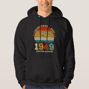 Sudadera Hace 73 años que fue increíble desde 1949: 73 cump