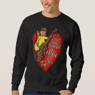 Sudadera Hacemos música hermosa juntos violín musical L