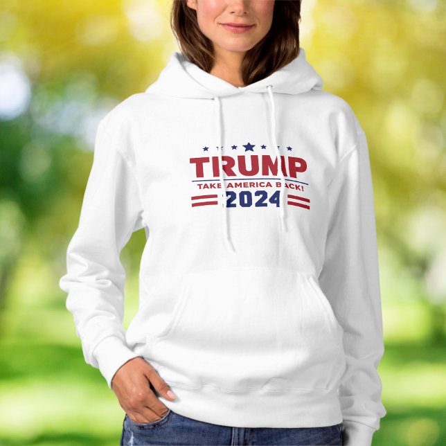 Sudadera Hacer de Estados Unidos un gran Trump 2024 (Trump 2024 Take America Back again)
