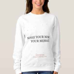 Sudadera Hacer que el mensaje se desparle
