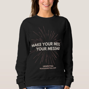Sudadera Hacer que su mensaje brille