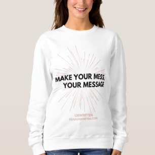 Sudadera Hacer que su mensaje brille