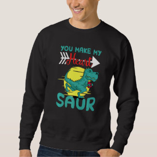 Sudadera Haces que mi corazón se Saur