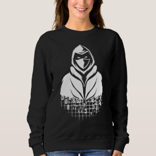 Sudadera Hacker Silhouette Cyber Hacking Awareness It Secti